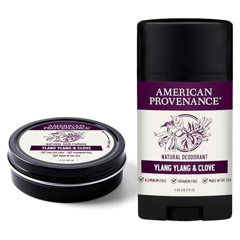 American Provenance Essential Grooming Bundle | Ylang Ylang & Clove Deodorant and Hair Pomade Cover