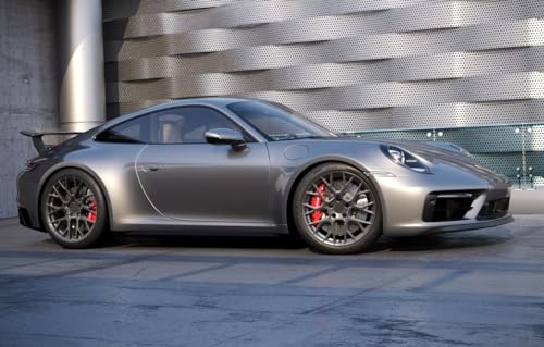 Image of Charcoal Grey Vinyl Wrap for Cars, 10 x 5 ft, Air Release