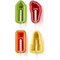 Lékué Set 4 Moldes Helados Icónicos de S