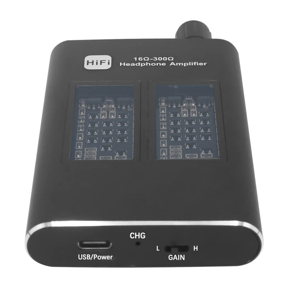 Amplificatore Portatile Per Cuffie Hi-Fi CAMWAY Con Batteria 1500mAh, Impedenza 16-300Ω, Doppio Guadagno E Ingresso/uscita 3.5mm – Per Audiofili E Home Studio - 2