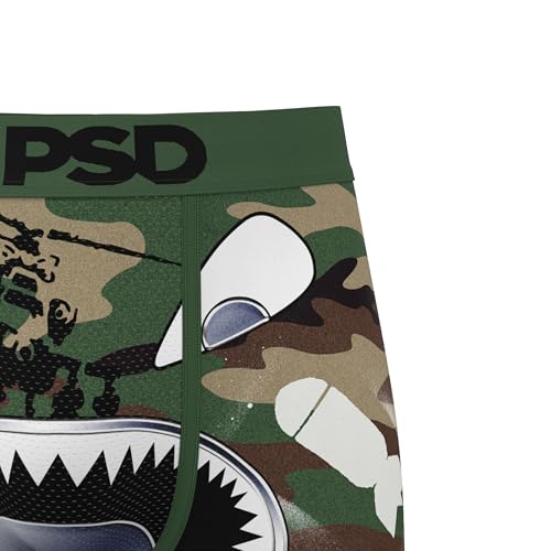 PSD Mens Boxer Briefs - Wf Bomber, 7 Inch Inseam, Moisture-Wicking, 4-Way Stretch, Boxer Briefs for Men Pack4