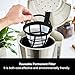 Morphy Richards Equip Filter Coffee Machine, Pour Over Technology, 10 Cup Capacity, Fast Brew, Anti Drip, Easy Clean Reusable Filter, Keep Warm, Aroma Blender, Cream and Stainless Steel,162504