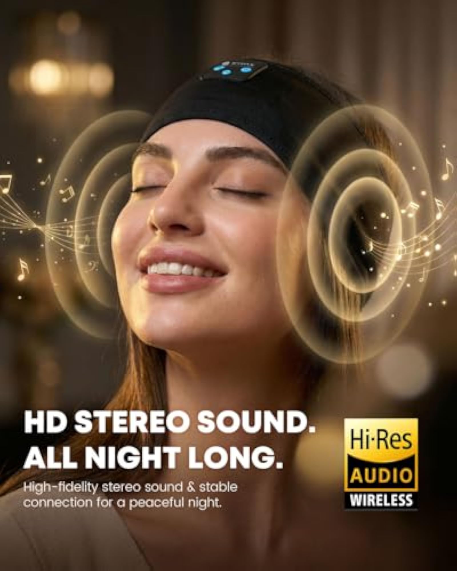 Sleep Headphones Wireless Bluetooth Headband