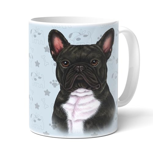 BULLDOGGE FRANÇAIS (D) - Tasse à café, tasse, tasse à thé en céramique de haute qualité....