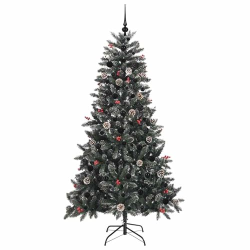 Árbol de Navidad artificial plegable Tidyard de 180cm con iluminación LED y USB 5