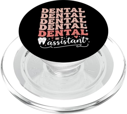 Dental Assistant Smile Love PopSockets PopGrip para MagSafe