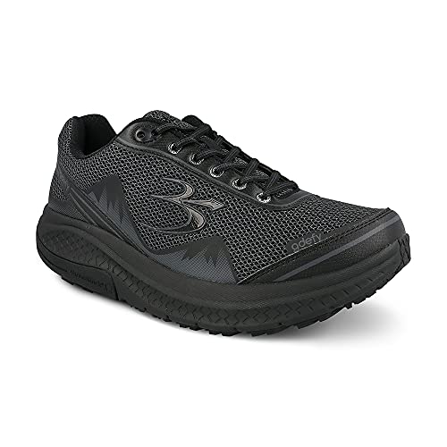 G-DEFY Mighty Walk Men’s Orthopedic Walking Shoe | VersoShock Technology for Pain Associated with Running | Prolonged Standing | Arch Support | Diabetic Shoes | Wide Shoes | Free Custom Orthotic