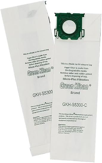 Vacuum Bag, White, 10/Pack GKH-S5300