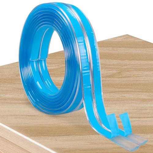 Image of Baby Proofing Corner Protector, 6.6ft(2M) Clear Edge Protector, Baby Proof Corners and Edges, Soft Corner Guards Pre-Taped Strong Adhesive, Corner Protectors for Furniture Wall Drawer Tables