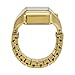 Fossil Women's Watch Ring, Quartz Stainless Steel Two-Hand Ring Watch for Women, Color: Gold Raquel