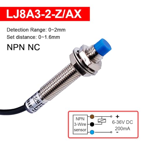 Sensor de proximidad M8 LJ8A3-2 para automatización de líneas de montaje y PLC 3