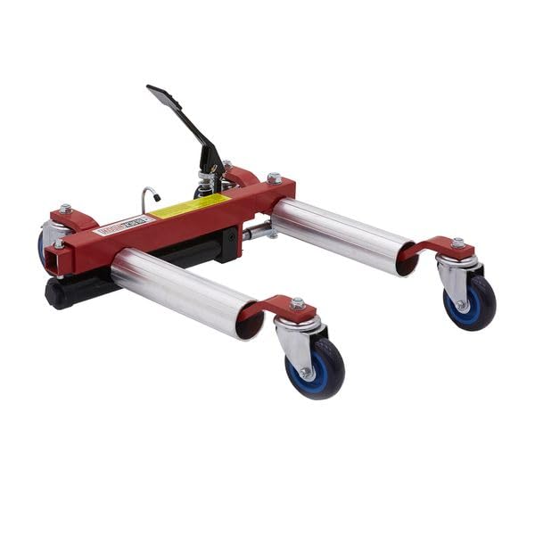 Black Widow Steel Hydraulic Wheel Dolly, 1,500 lb, 4 Pack