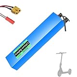 TGHY Batterie Lithium pour Trottinette électrique 36V 4Ah 5Ah 6Ah 7,8Ah 9Ah Batterie Rechargeable Li-ION pour Moteurs de Trottinette électrique et Hoverboard de 324W et Moins.,36v4ah,XT60+JST 2