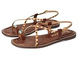 Sam Edelman Women's Tenly Flat Sandal, Beechwood Multi/Burnt Brandy, 5.5