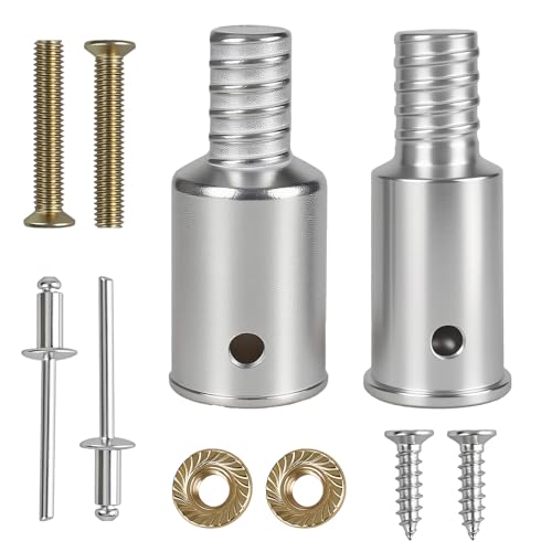 image for Generic Metal Threaded Tip Repair Kit,Broom Handle Threaded End,Palo p
