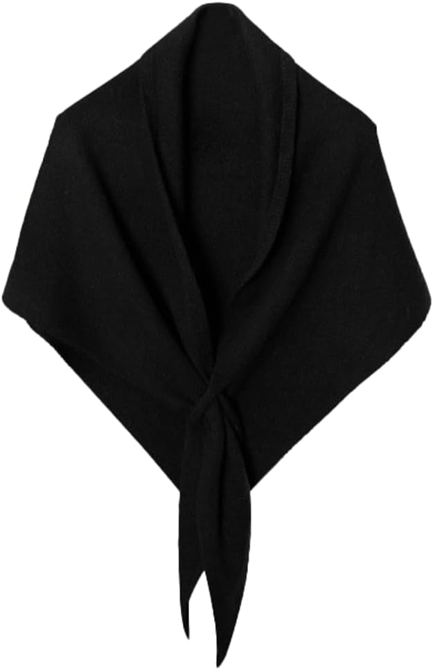 Solyinne Shawl and Wrap for Women Large Triangle Scarf Warm Soft Knitted Elegant Shawls Cape for Fall Winter Retro Chic