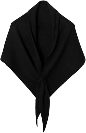 Solyinne Shawl and Wrap for Women Large Triangle Scarf Warm Soft Knitted Elegant Shawls Cape for Fall Winter Retro Chic