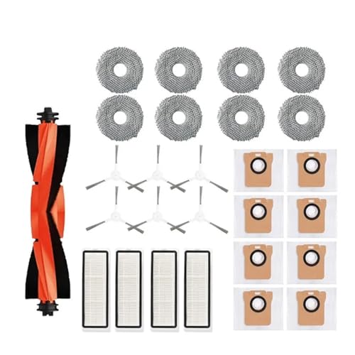 Xiaomi ���{�b�g�|���@ X20 + / X20 Plus �_�X�g�o�b�O ���b�v�N���X �A�N�Z�T���[ ���C���T�C�h�u���V HEPA�t�B���^�[ �������i(25PCS)