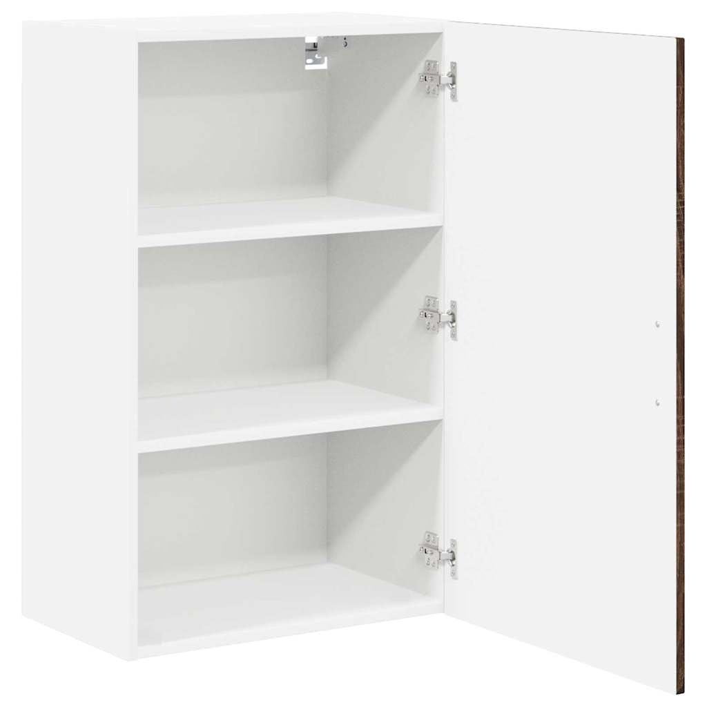 Küchenschrank Braun Eichen-Optik 50 x 31 x 80 cm Holzwerkstoff mit praktischem Küchenregal und vielseitigem Küchenzubehör für optimale Aufbewahrung und Ordnung