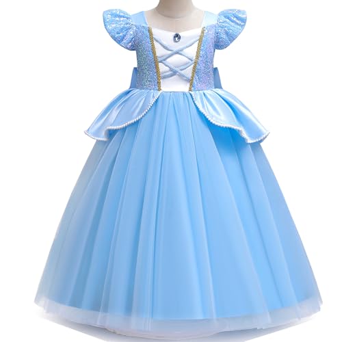 Disfraz de princesa para niñas 3-10 años con accesorios miniatura 2