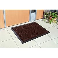 Amazon.co.jp: イケヒコ 玄関マット ステイ ブラウン 約40×60cm