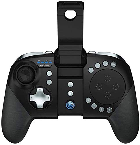 Kontroler gamepada, bezprzewodowy klucz mapowanie gamepad joystick idealny do PUBG & Fotnite & inne, kompatybilny z telefonem z systemem Android, czarny