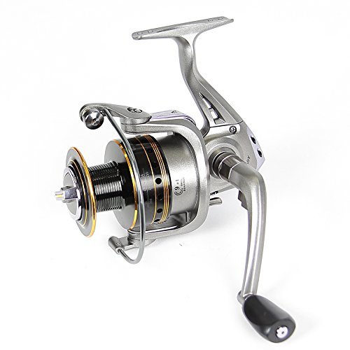 Angelrolle mit 10 Edelstahl Kugellager Rolle Stationärrollen Allroundrolle Reel DFN-Rollen (Rolle-DN60F)