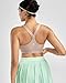 RUNNING GIRL High Impact Sports Bras for Women, Molded Cup Beige Sports Bra Workout Bras for Women High Support Racerback(WX3046 Nude M)