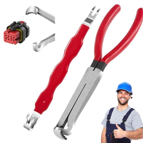 Image of Electrical Disconnect Pliers, 2025 New Connector Separator Tool, Multi-purpose Automotive Terminal Removal Tool, Durable Wire Terminal Tool for Automotive Repair, Universal for Technicians (1 Set)