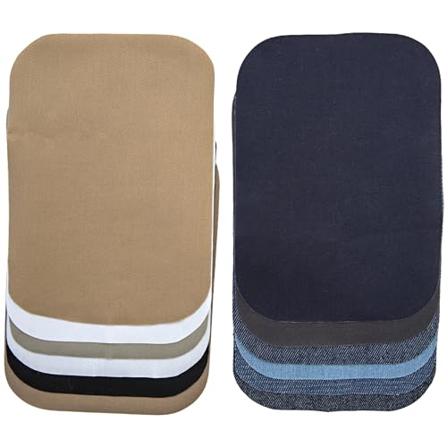Bondex Iron-On Twill Patches 5\"X7\" 2/Pkg - Black - Thumbnail 4