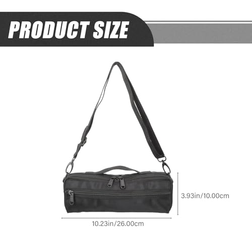 Piccolo Canvas Bag Piccolo Carrying Bag Musical Instrument Container Plush Storage Instrument for Beginners Wind Flute Case Cover Flute Case