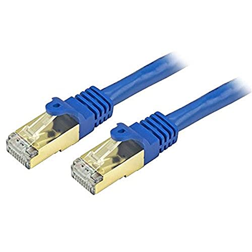 StarTech 6in Cat6a Snagless Ethernet Cable, Blue (C6ASPAT6INBL)