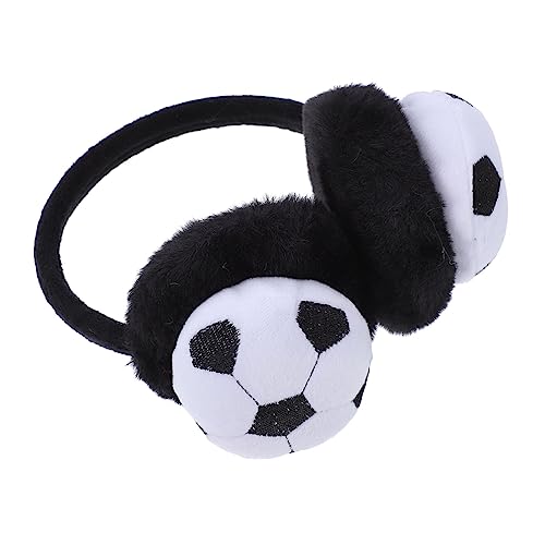 Healeved Plush Winter Ear Warmer for Soccer Earmuffs Comfortable Breathable Ear Protective Cover Lightweight Skin Friendly Design for Boys