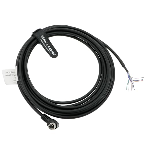 Cable Hirose 8 pines hembra Alvin's Cables de alta flexibilidad con extremo abierto 5m