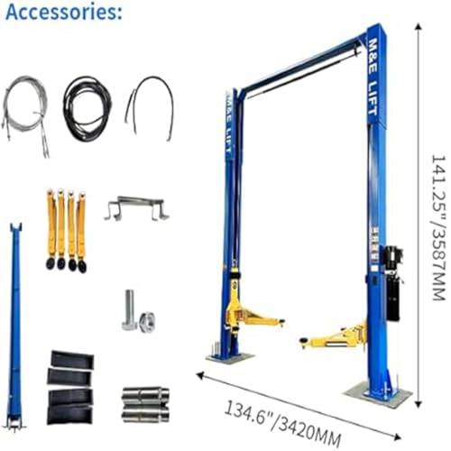 Motool 11000lb 2 Post Lift