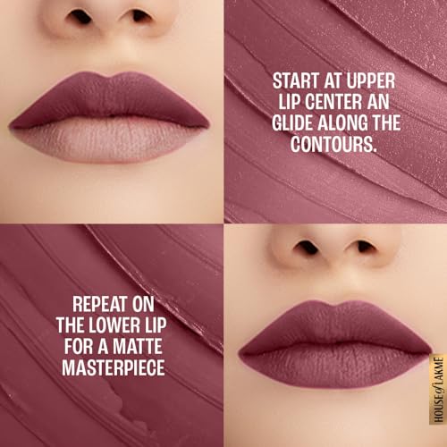 Image of LAKME Powerplay Priming Matte Lipstick, Smooth Matte Finish, Lightweight Lipstick, Smudgeproof, Lasts 16hrs, Hydrates Lips, Pink Party, 3.6g (Pack of 2)