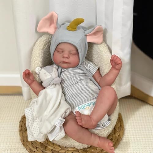 Muñeca Reborn Realista 19 Pulgadas para Niños 3+ miniatura 1