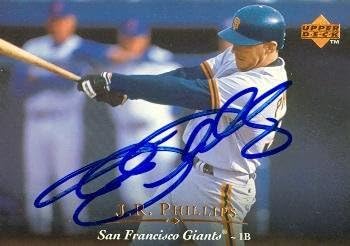 J.R. Phillips autographed Baseball Card (San Francisco Giants) 1995 Upper Deck #334 - Autographed Baseball Cards