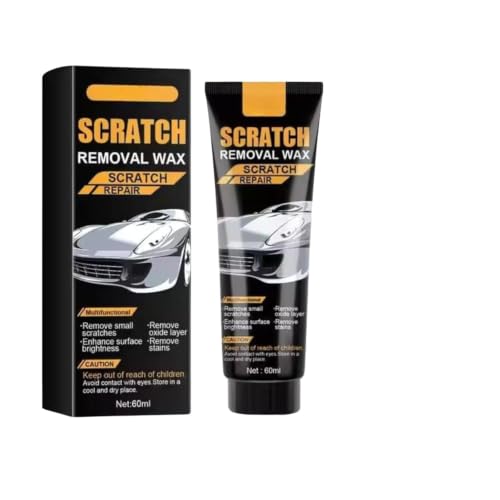 Image of Car Scratch Removal Wax 60ml - Car Scratch Repair Cream, Paint Scratch Remover Polish, Car Body Rubbing Compound for Minor Scratches, Swirl Marks & Paint Restoration