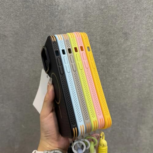 Étui iPhone 16 Pro en maille respirante bleu : protection magnétique premium - 6