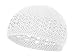 White Crochet Beanie Skull Cap Hat