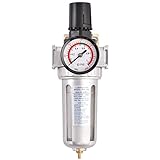 Goplus Compressed Air Filter Regulator Combo, 3/8