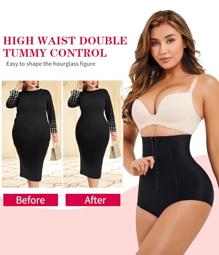 Gotoly Women Butt Lifter Shapewear Panties Waist Trainer Body Shaper Hi-Waist Tummy Control Slim Smooth Panty2