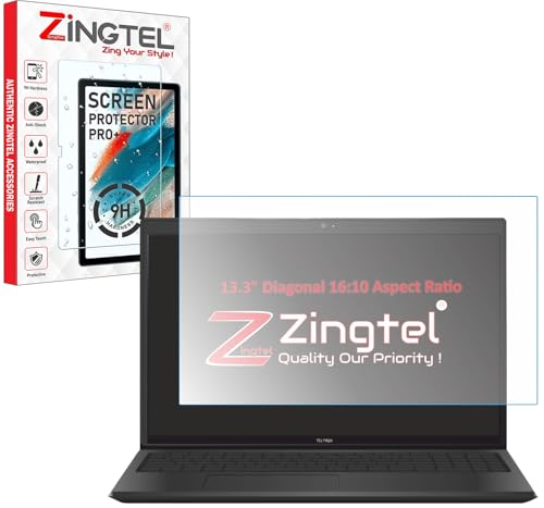 Image of Screen Protector Compatible With Laptops With 13.3 inch Inch Diagonal with 16:10 Aspect Ratio Display 9H Hardness Screen Protector Not a Tempered Glass, Screenguard Size : 287 mm X 179 mm