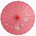 Japanese Chinese Umbrella Parasol 22in Hot Pink 157-11