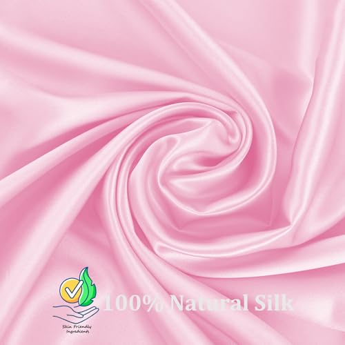 Image of Ear Piercing Pillow for Side Sleepers with Ear Hole, Donut Pillow for Ear with Silky Pillowcase for CNH and Ear Pain Inflammation Pressure Sores Piercing, Ear Guard Pillow (Light Pink Silk)
