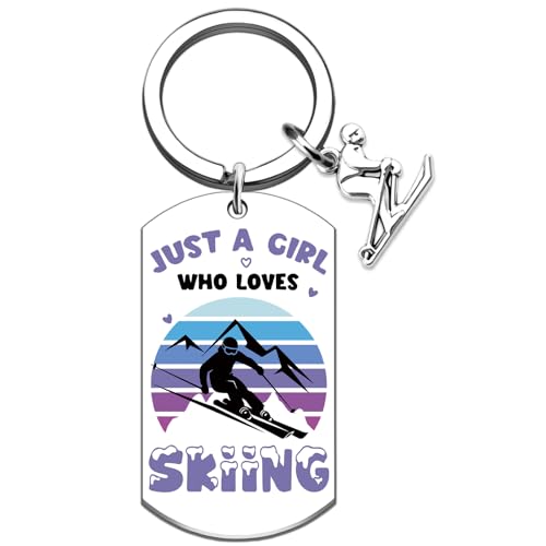 SOJUWEL Ski Gifts for Women Snowboarding Keychains