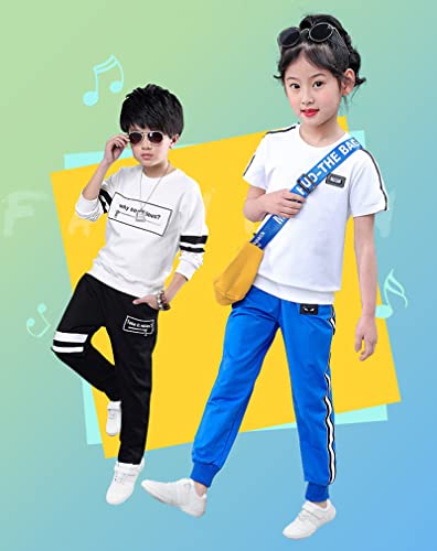 WUIWUIYU Boys Girls Hook-and-Loop School Cheerleading Jazz Dance Yoga Sport Shoes Competition Training Sneakers4