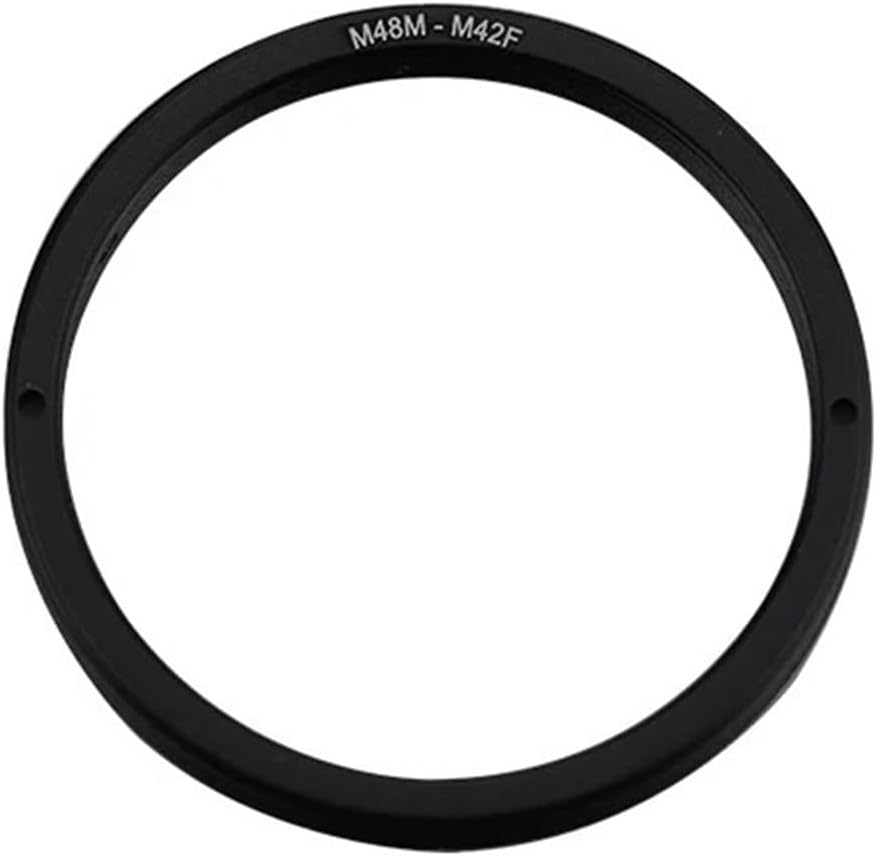 Astrophotography Accessories M42/M48/M54 X0.75 Male to Female Thread Telescope Adapter Ring Aluminium Alloy for Camera Thickness-5mm(M54M-M42F 5mm)
