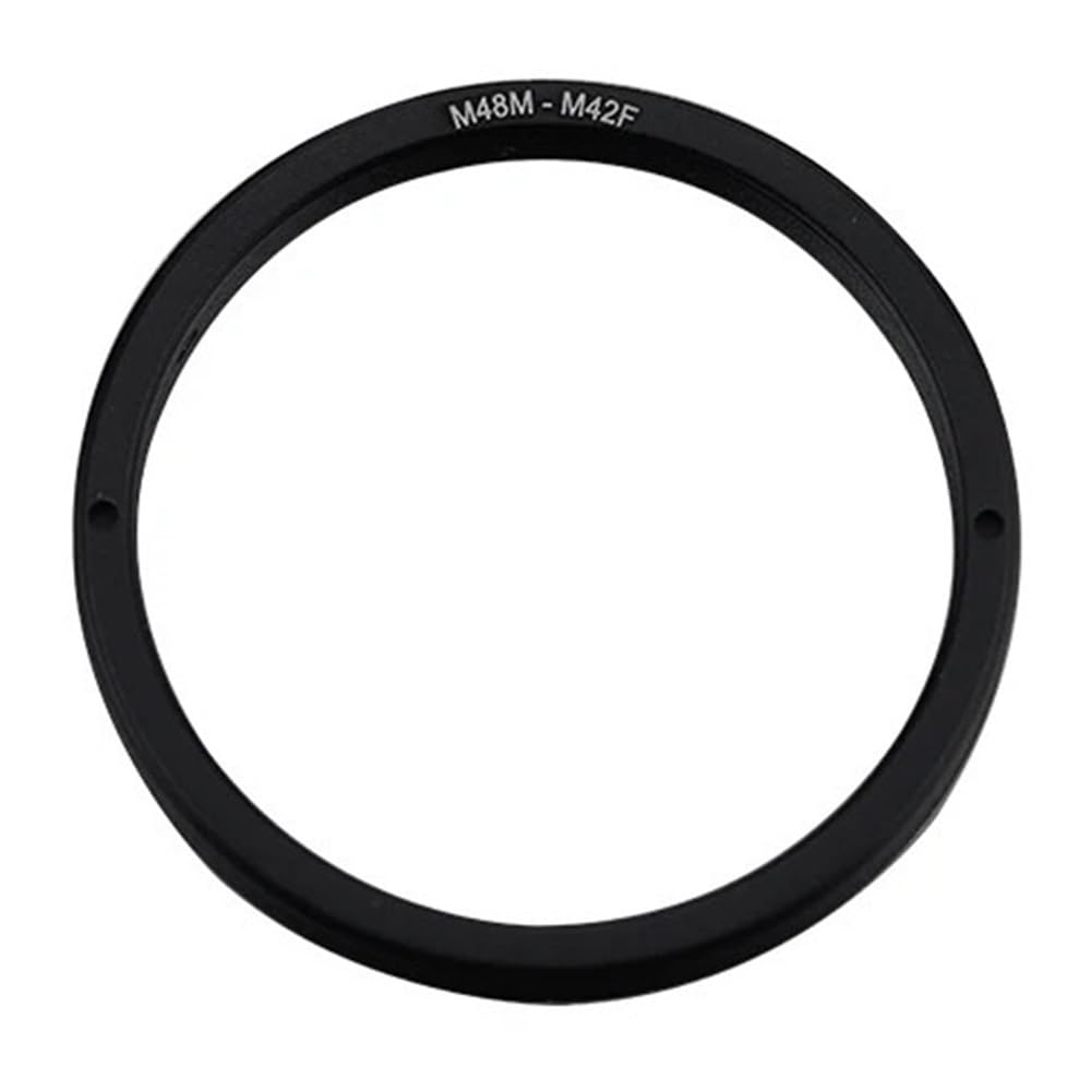 Anillo adaptador de telescopio M48 a M42 de aleación de aluminio mecanizado CNC 5